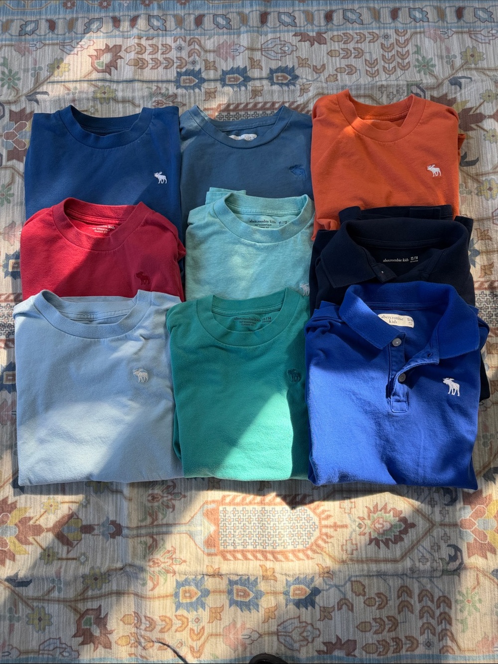 Bundle of 9 Abercrombie Boys Tees with
